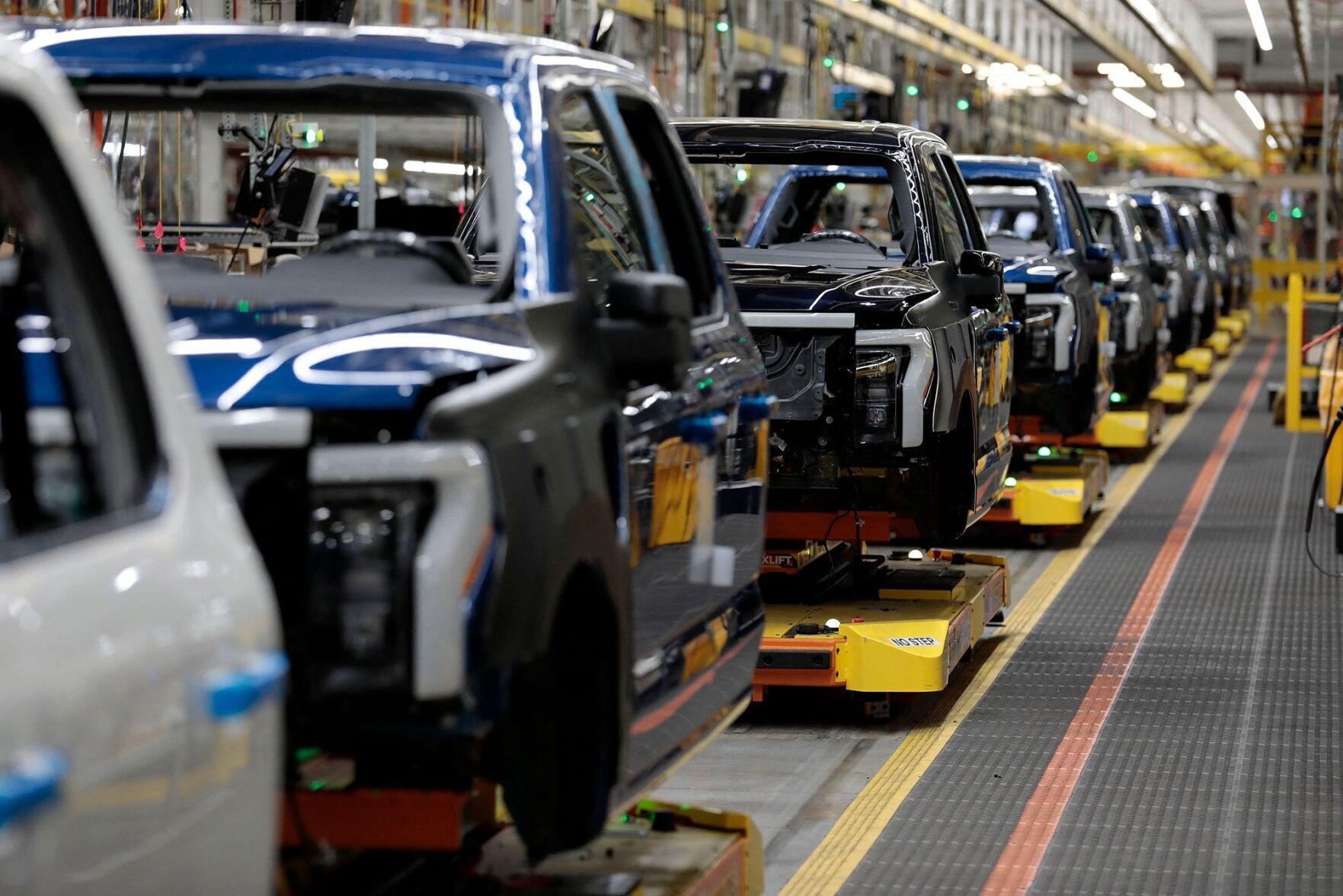 Ford lays off 700 who were building electric version of F-150